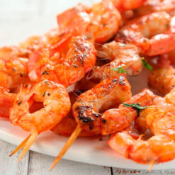 Brochette de langostino grillados-0