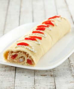 Pionono de Camarones y Palmitos