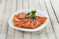 Salmon Gravlax feteado